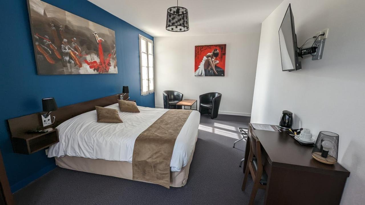 Hotel Restaurant Le Lion D'Or Gemozac Екстер'єр фото